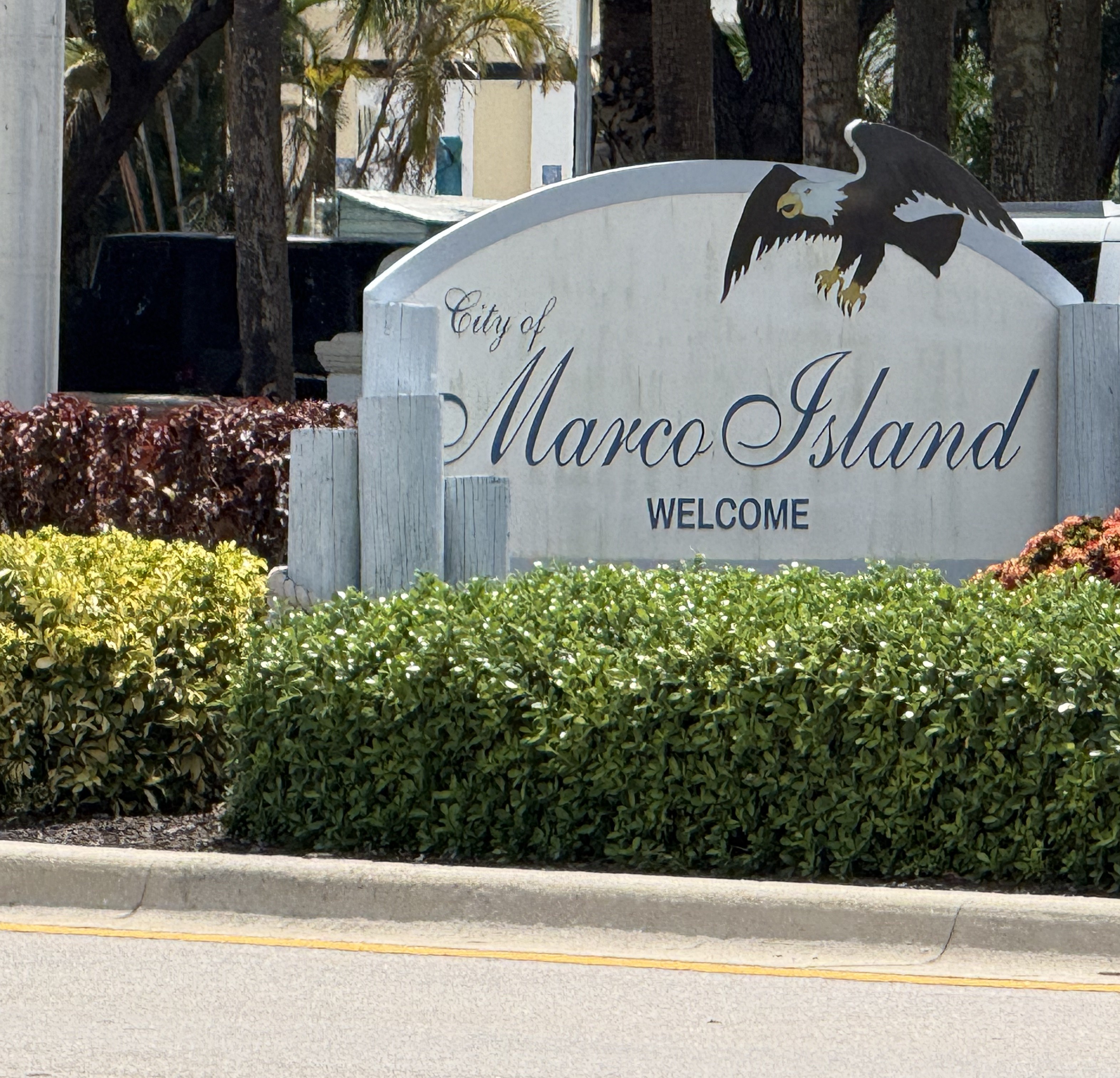 City of Marco Island welcome sign